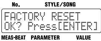 BOSS DR-3 - Press [ENTER]. - 1