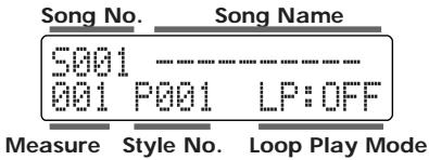 BOSS DR-3 - Song screen - 1