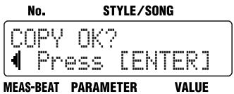 BOSS DR-3 - ■ Copying the Settings - 3