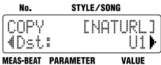 BOSS DR-3 - ■ Copying the Settings - 2