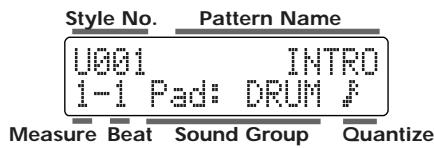 BOSS DR-3 - Realtime Recording screen - 1