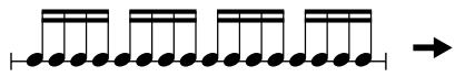 BOSS DR-670 - ■ Pattern Display - 5