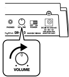 BOSS DR-670 - Turning On the Power - 3