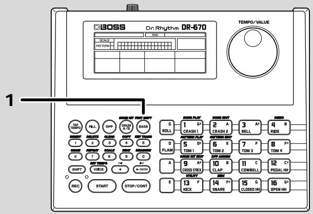 BOSS DR-670 - Playing Bass Sounds - 1