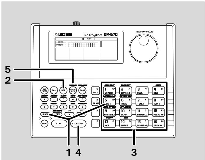 BOSS DR-670 - Selecting and Performing Patterns (DPP Function) - 1