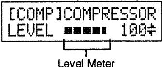 BOSS GX-700 - Level Meter - 3