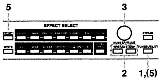 BOSS GX-700 - Utility Function Settings - 1