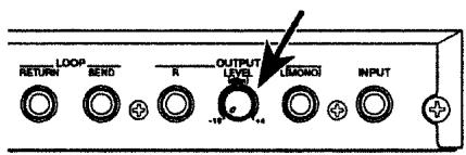 BOSS GX-700 - Adjusting the Output Level - 1