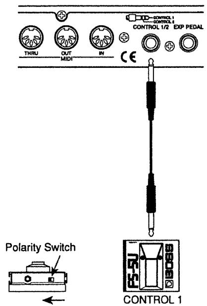 BOSS GX-700 - Selecting Effect Sounds with a Foot Switch - 2