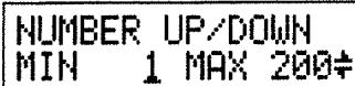 BOSS GX-700 - (NUMBER UP/DOWN) (1 - 200) - 1