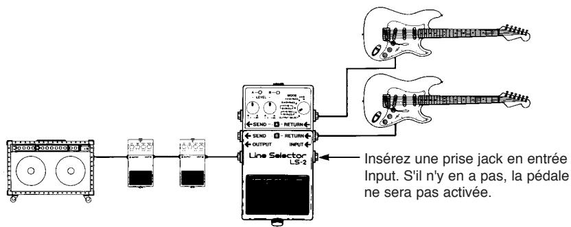 BOSS LS-2 - Mode BYPASS a + b MIX BYPASS - 1