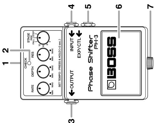 BOSS PH-3 - Précautions complémentaires - 1