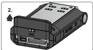 BOSS R-09 - Ouvrez le couvercle inférieur de ce produit. - 1