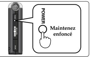 BOSS R-09 - Mettez le r-09 sous tension. - 1