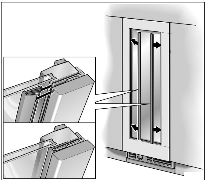 NEFF K7961X0 - Fixation des baguettes couvre-joints - 1