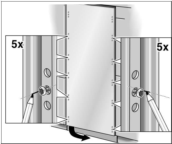 NEFF K7961X0 - Accrochage et alignement de la porte de meuble - 2