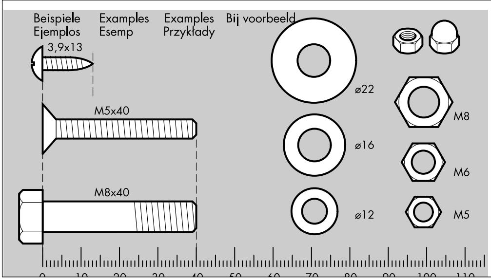 KETTLER TRIKETT - Messhilfe für Verschraubungsmaterial - 1