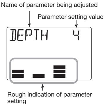 ZOOM PS04 - Use faders 1 - 4 to adjust the effect parameters. - 2