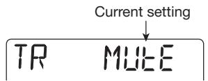 ZOOM PS04 - Use the cursor left/right keys to bring up the indication "BOUNCE" on the display, and press the [ENTER] key. - 1