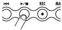 ZOOM PS04 - To stop playback, press the [/] key once more. - 1