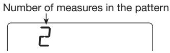ZOOM PS04 - Displaying/changing the number of measures in a pattern - 1