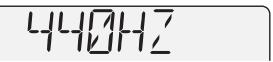 ZOOM PFX-9003 - In tuner mode, press one of the CURSOR [] / [] keys. - 1
