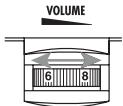 ZOOM PFX-9003 - Adjust the volume - 1