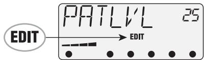 ZOOM PFX-9003 - To activate the edit mode, press the [EDIT/CANCEL] key. - 2
