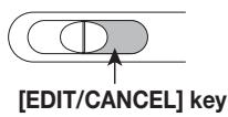 ZOOM PFX-9003 - To activate the edit mode, press the [EDIT/CANCEL] key. - 1