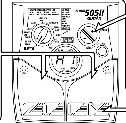 ZOOM 505II - Switch to bypass or mute - 4