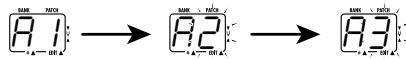 ZOOM 505II - Specifying the desired patch - 1