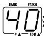 ZOOM 505II - Adjusting the reference pitch of the tuner - 1
