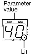 ZOOM 506II - Select the effect parameter - 1