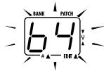 ZOOM 506II - Use the [ ] / [] foot switches to select the target location in which to store the patch. - 2