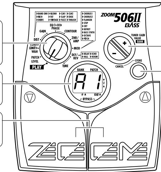 ZOOM 506II - [▼]/[▲] foot switches - 1