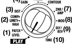 ZOOM 506II - Select the effect parameter - 3