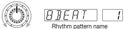 ZOOM 707II - Use parameter knobs 1 - 3 to control rhythm pattern play. - 2