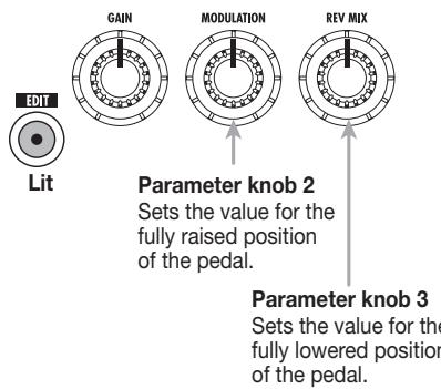 ZOOM 707II - Press the [EDIT] key once more. - 1