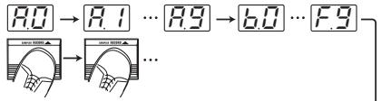 ZOOM 707II - In play mode, press one of the [] / [] foot switches. - 1