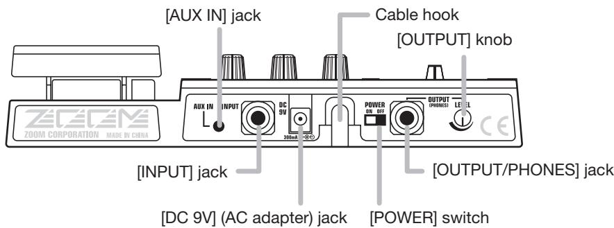 ZOOM 707II - Rear Panel - 1