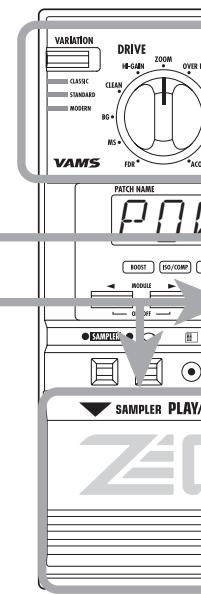 ZOOM 707II - Patches, groups and banks - 3
