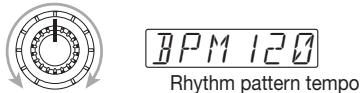 ZOOM 707II - Use parameter knobs 1 - 3 to control rhythm pattern play. - 3