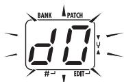 ZOOM A2 - Select the store/copy target bank - 1