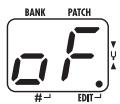 ZOOM A2 - Refer to the section "Manual operation of feedback control" and set the FEEDBACK FREQ value to "oF" or "At". - 1