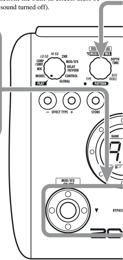 ZOOM A2 - Patch change at bypass/mute - 1
