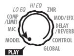 ZOOM A2 - When the setting is complete, return the Module selector to the "PLAY" position. - 1