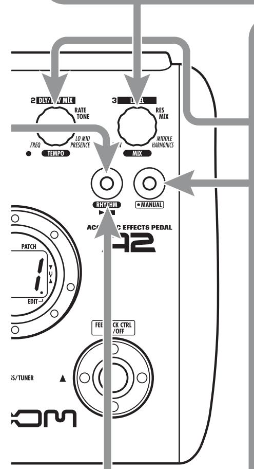 ZOOM A2 - Adjust the rhythm volume - 2