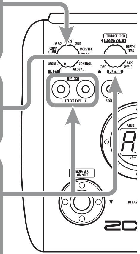 ZOOM A2 - Select a rhythm pattern - 1