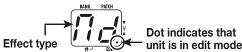 ZOOM A2 - Select the effect module - 1