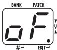 ZOOM A2.1U - Refer to the section "Manual operation of feedback control" and set the FEEDBACK FREQ value to "oF" or "At". - 1